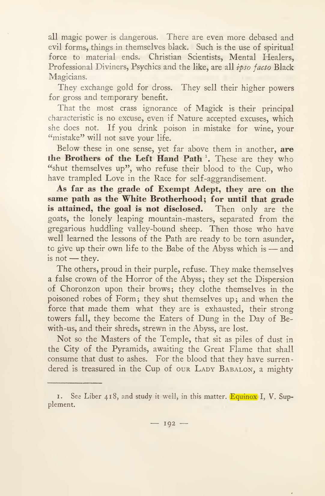 Original scan of Magick in Theory and Practice (Section 2), PDF page 72