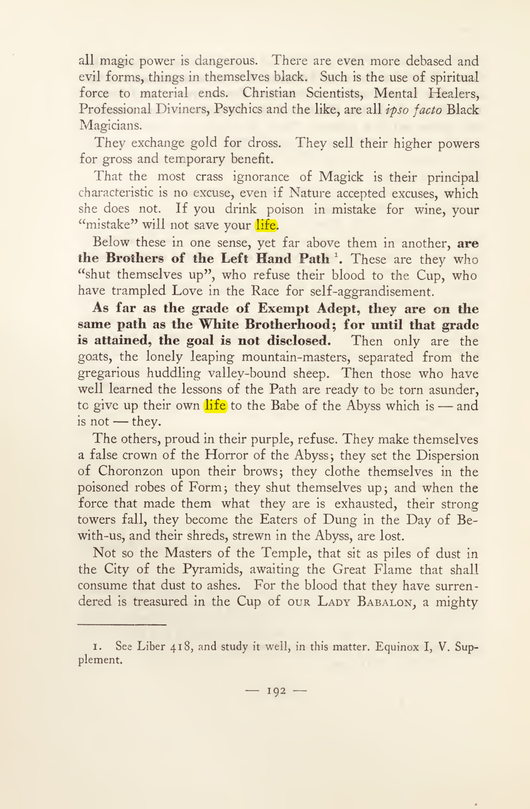 Original scan of Magick in Theory and Practice (Section 2), PDF page 72