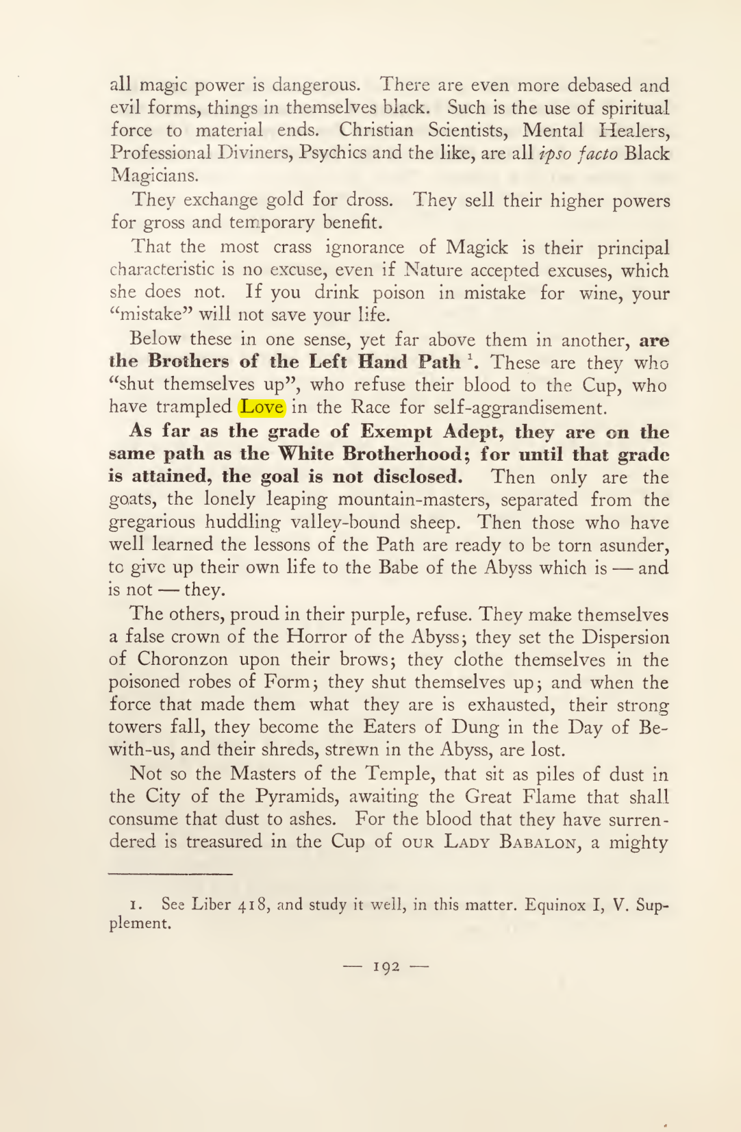 Original scan of Magick in Theory and Practice (Section 2), PDF page 72