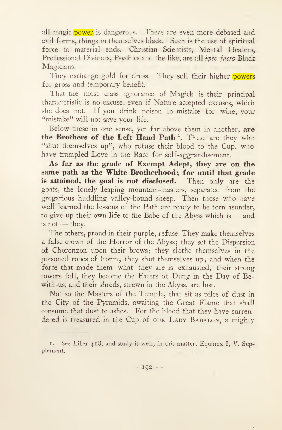 Original scan of Magick in Theory and Practice (Section 2), PDF page 72
