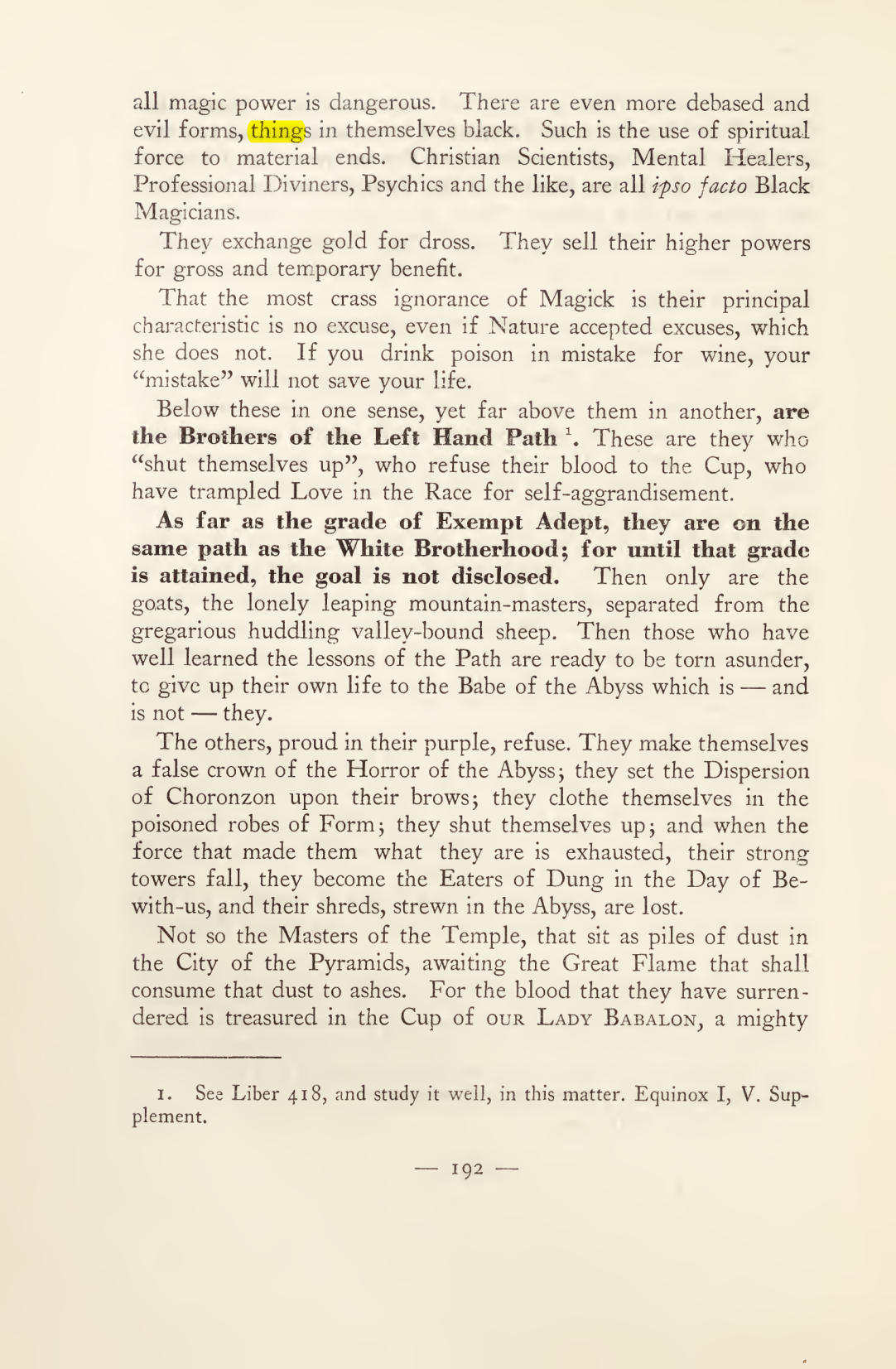 Original scan of Magick in Theory and Practice (Section 2), PDF page 72