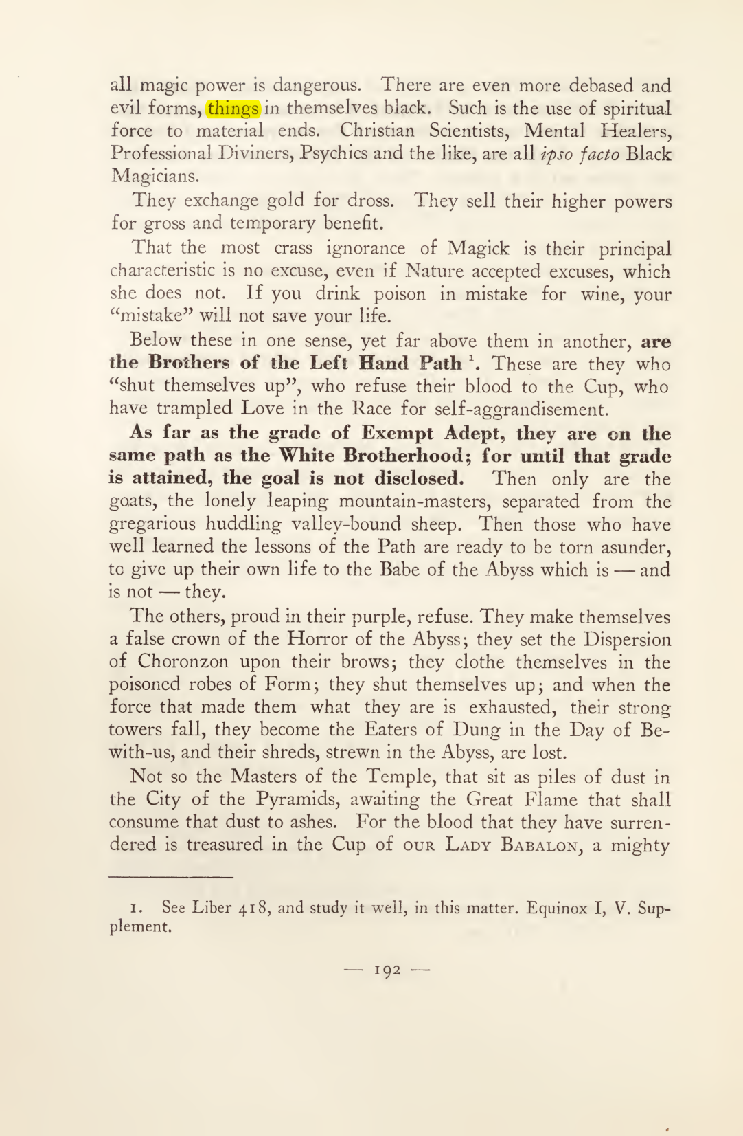 Original scan of Magick in Theory and Practice (Section 2), PDF page 72