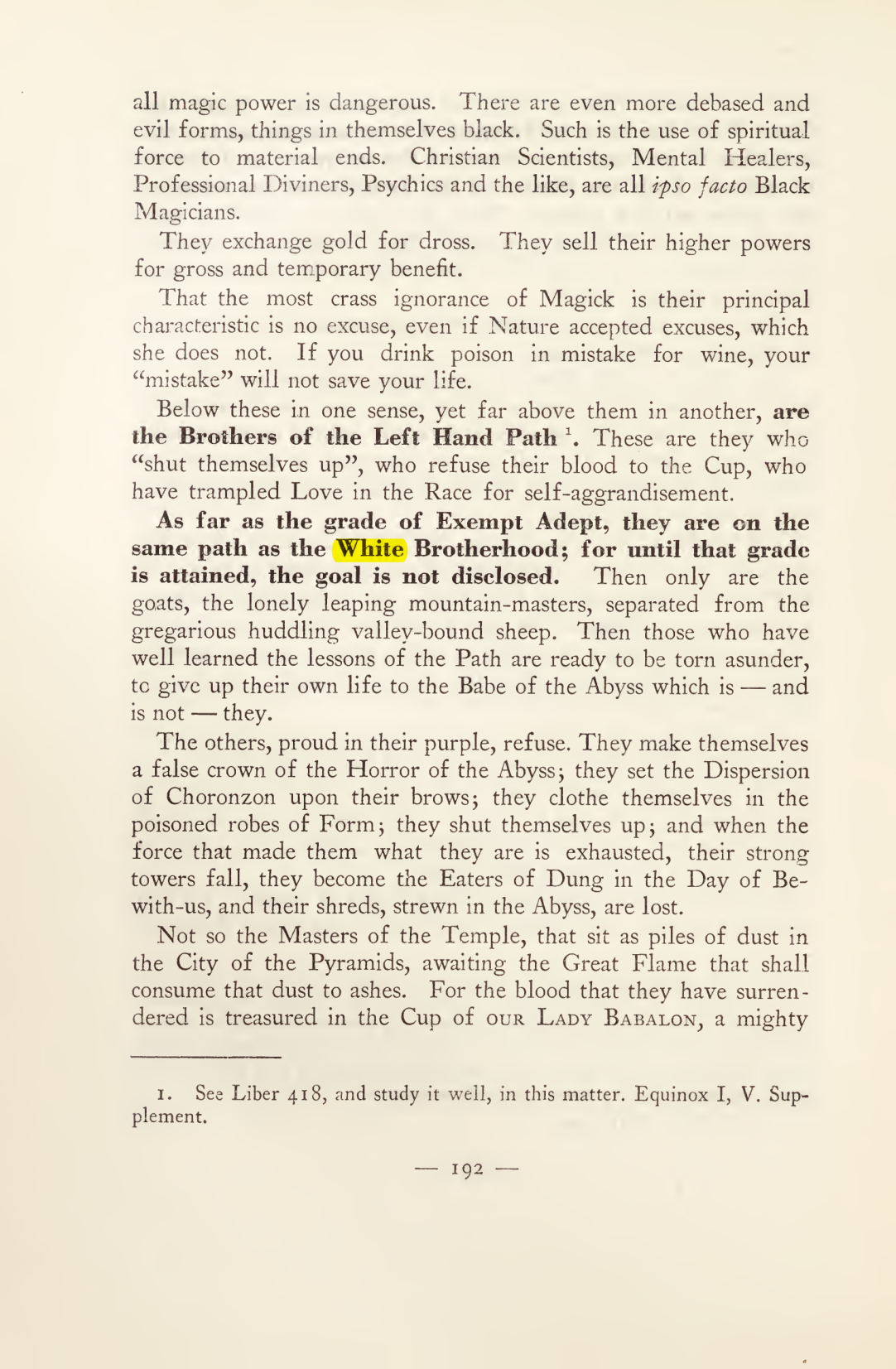 Original scan of Magick in Theory and Practice (Section 2), PDF page 72