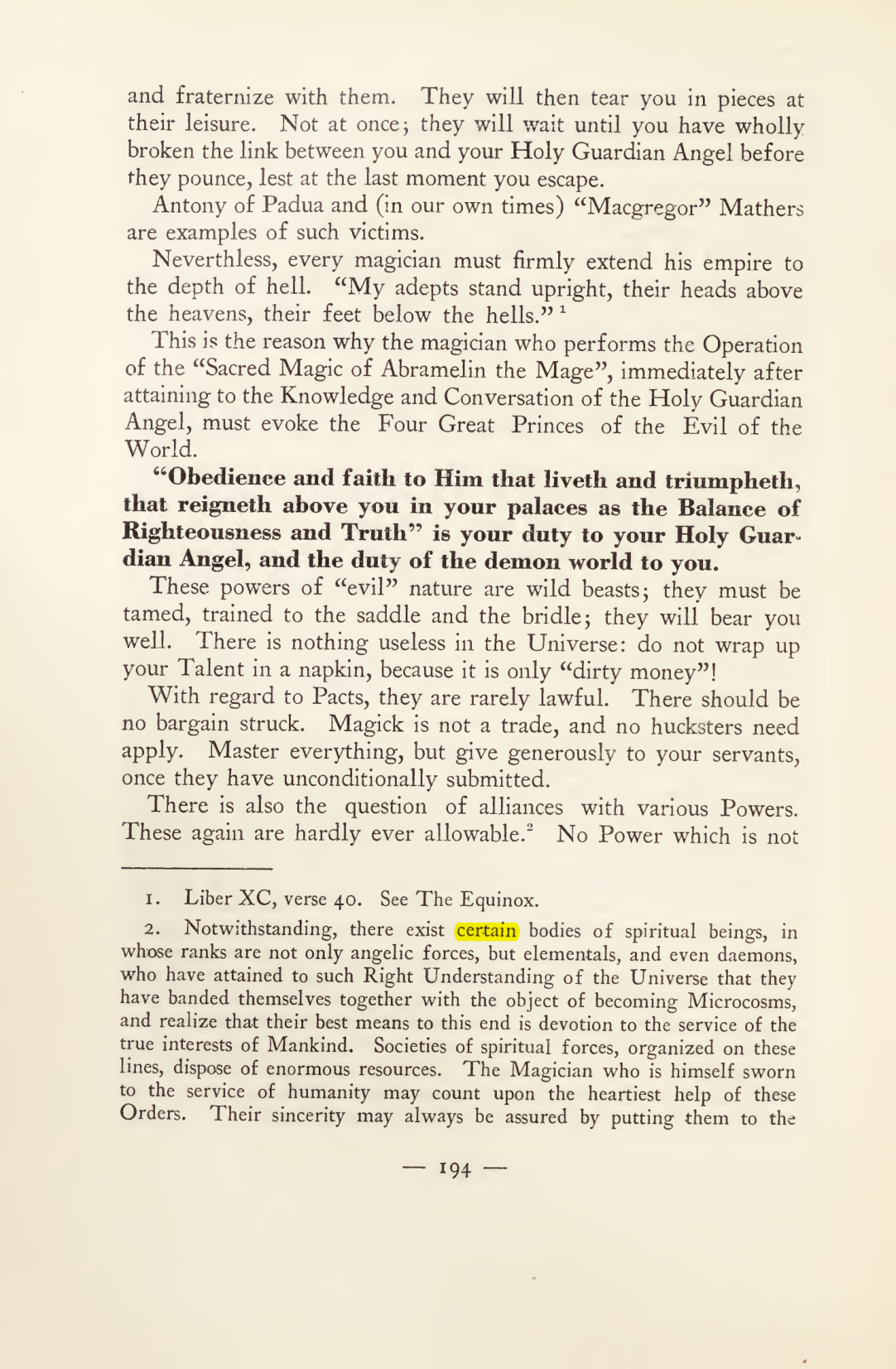 Original scan of Magick in Theory and Practice (Section 2), PDF page 74