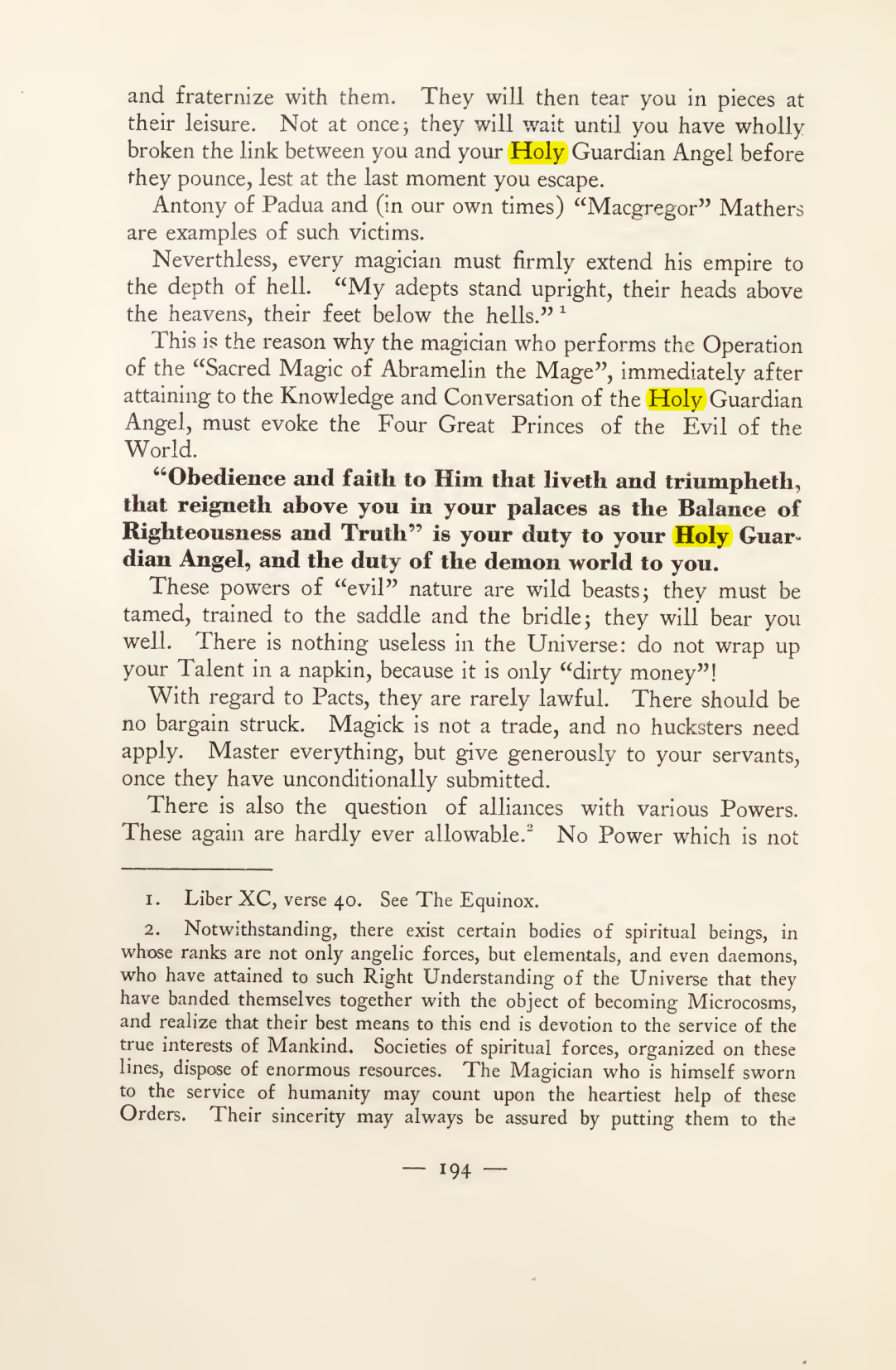 Original scan of Magick in Theory and Practice (Section 2), PDF page 74
