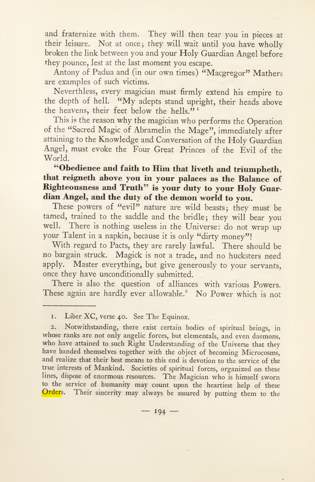 Original scan of Magick in Theory and Practice (Section 2), PDF page 74