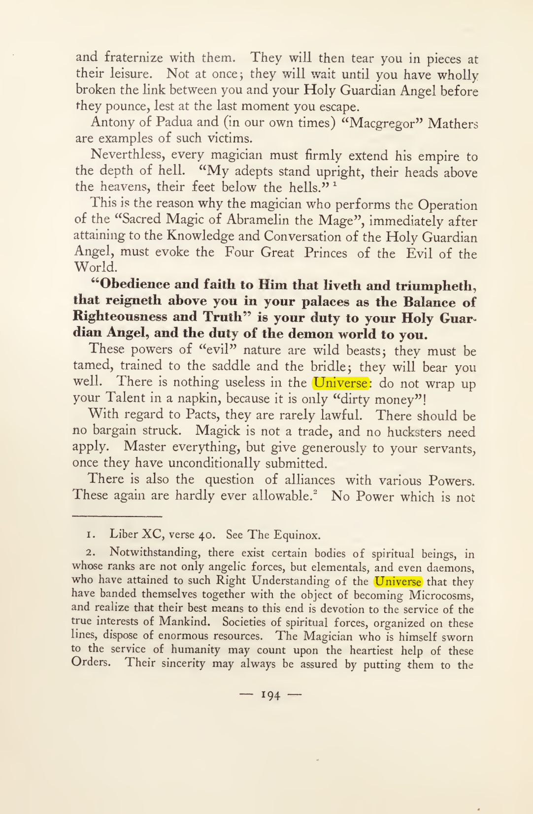 Original scan of Magick in Theory and Practice (Section 2), PDF page 74