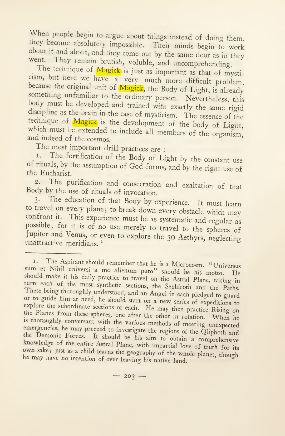 Original scan of Magick in Theory and Practice (Section 2), PDF page 83