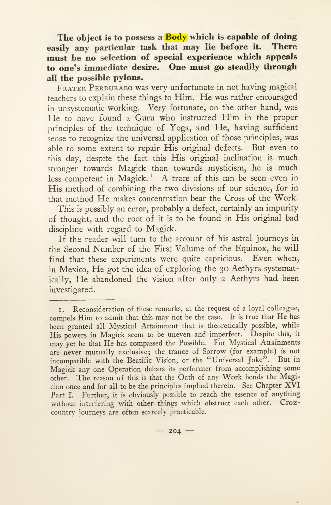 Original scan of Magick in Theory and Practice (Section 2), PDF page 84