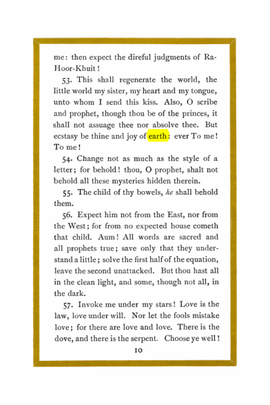 Original scan of Liber Al vel Legis, PDF page 10