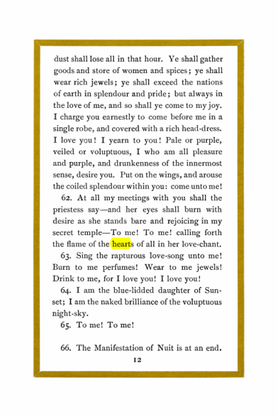Original scan of Liber Al vel Legis, PDF page 12