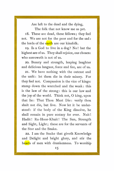 Original scan of Liber Al vel Legis, PDF page 15