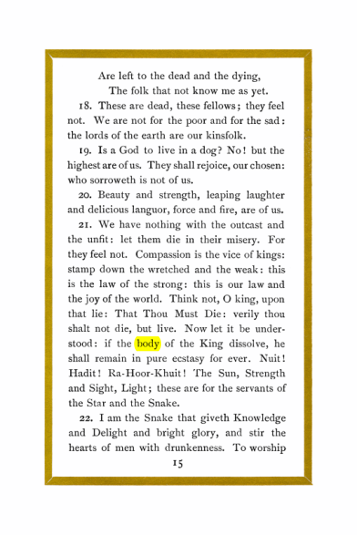 Original scan of Liber Al vel Legis, PDF page 15