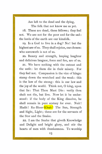 Original scan of Liber Al vel Legis, PDF page 15