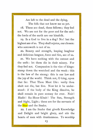 Original scan of Liber Al vel Legis, PDF page 15