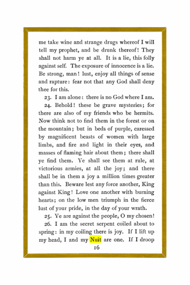 Original scan of Liber Al vel Legis, PDF page 16