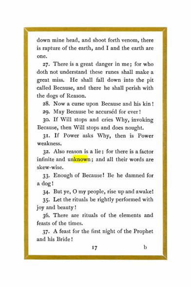 Original scan of Liber Al vel Legis, PDF page 17
