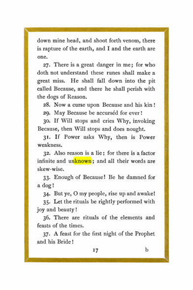 Original scan of Liber Al vel Legis, PDF page 17