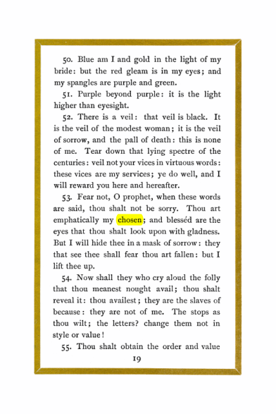 Original scan of Liber Al vel Legis, PDF page 19