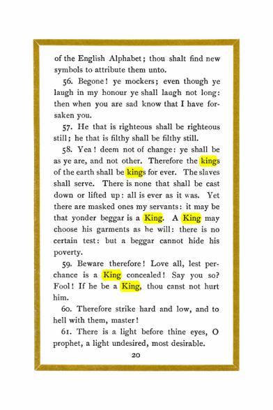 Original scan of Liber Al vel Legis, PDF page 20