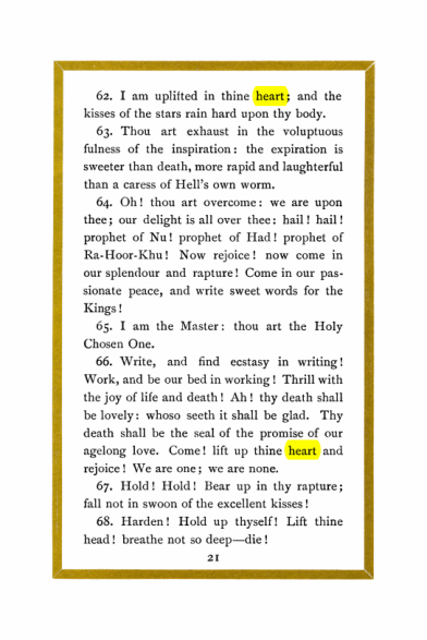 Original scan of Liber Al vel Legis, PDF page 21