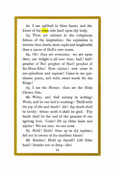 Original scan of Liber Al vel Legis, PDF page 21