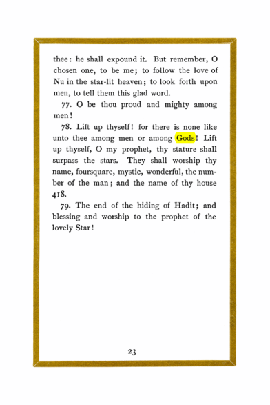 Original scan of Liber Al vel Legis, PDF page 23