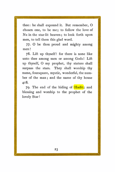 Original scan of Liber Al vel Legis, PDF page 23