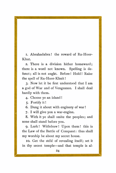 Original scan of Liber Al vel Legis, PDF page 24