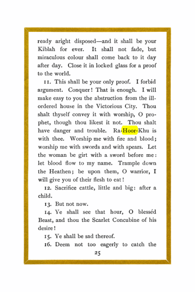 Original scan of Liber Al vel Legis, PDF page 25
