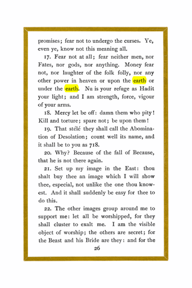 Original scan of Liber Al vel Legis, PDF page 26