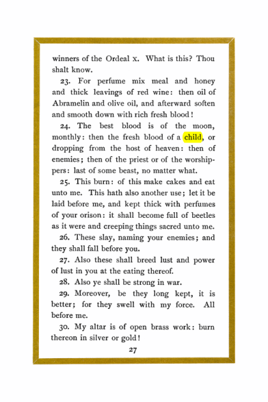 Original scan of Liber Al vel Legis, PDF page 27