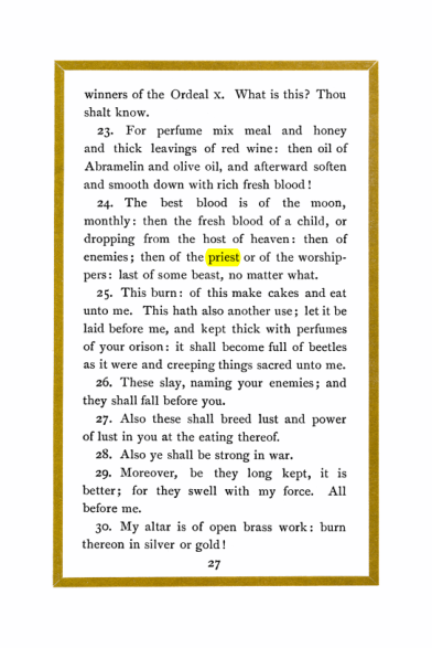 Original scan of Liber Al vel Legis, PDF page 27