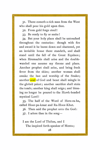Original scan of Liber Al vel Legis, PDF page 28