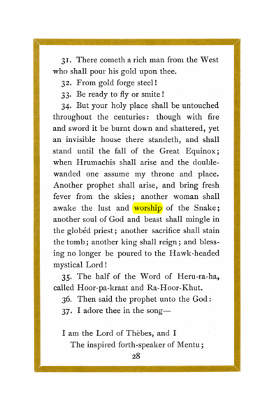 Original scan of Liber Al vel Legis, PDF page 28