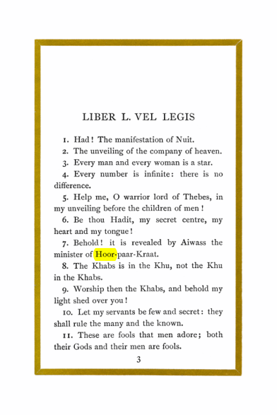 Original scan of Liber Al vel Legis, PDF page 3