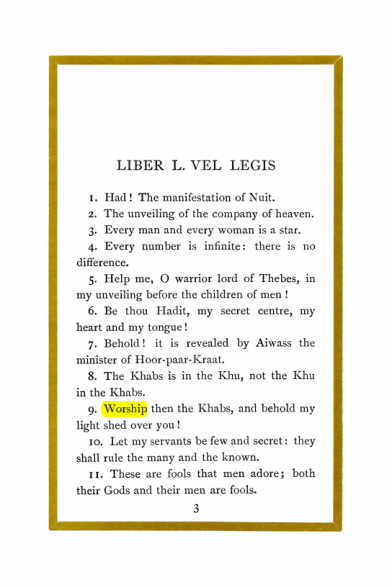 Original scan of Liber Al vel Legis, PDF page 3