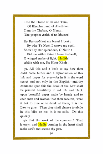 Original scan of Liber Al vel Legis, PDF page 30