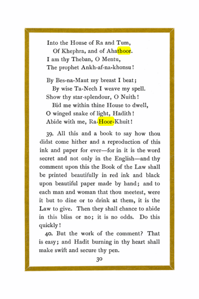 Original scan of Liber Al vel Legis, PDF page 30