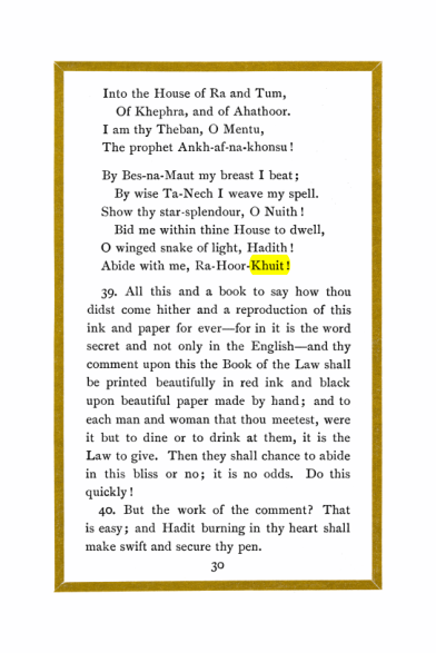 Original scan of Liber Al vel Legis, PDF page 30