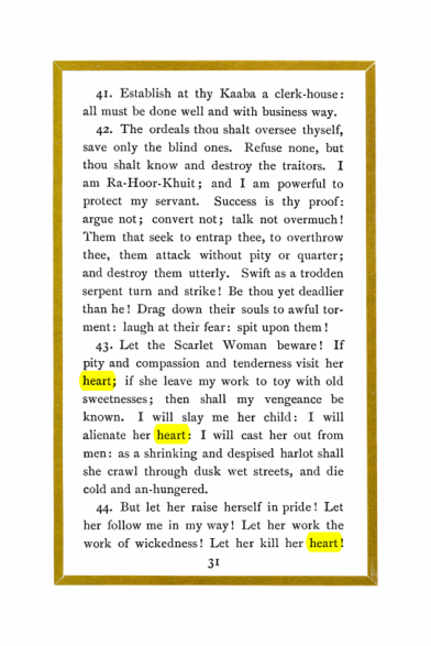 Original scan of Liber Al vel Legis, PDF page 31