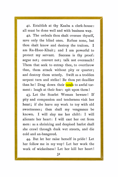 Original scan of Liber Al vel Legis, PDF page 31