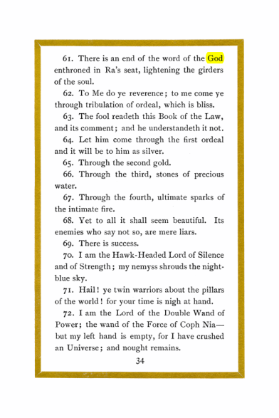 Original scan of Liber Al vel Legis, PDF page 34