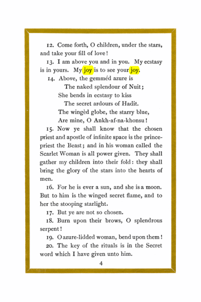 Original scan of Liber Al vel Legis, PDF page 4
