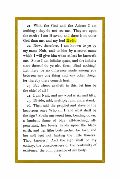Original scan of Liber Al vel Legis, PDF page 5