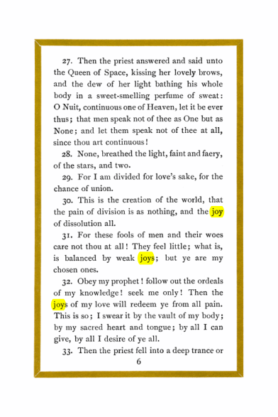 Original scan of Liber Al vel Legis, PDF page 6