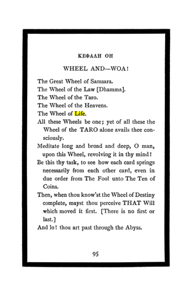 Original scan of The Book of Lies, PDF page 101