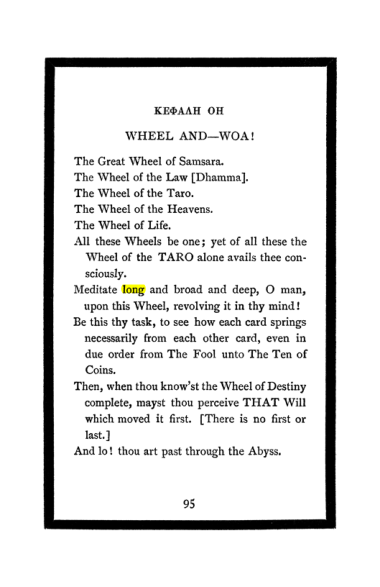 Original scan of The Book of Lies, PDF page 101