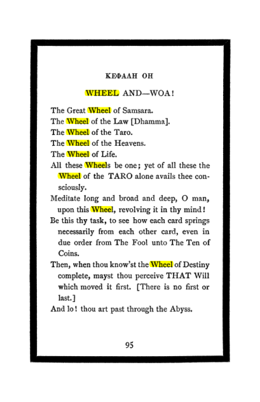 Original scan of The Book of Lies, PDF page 101