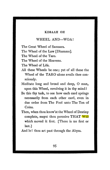 Original scan of The Book of Lies, PDF page 101
